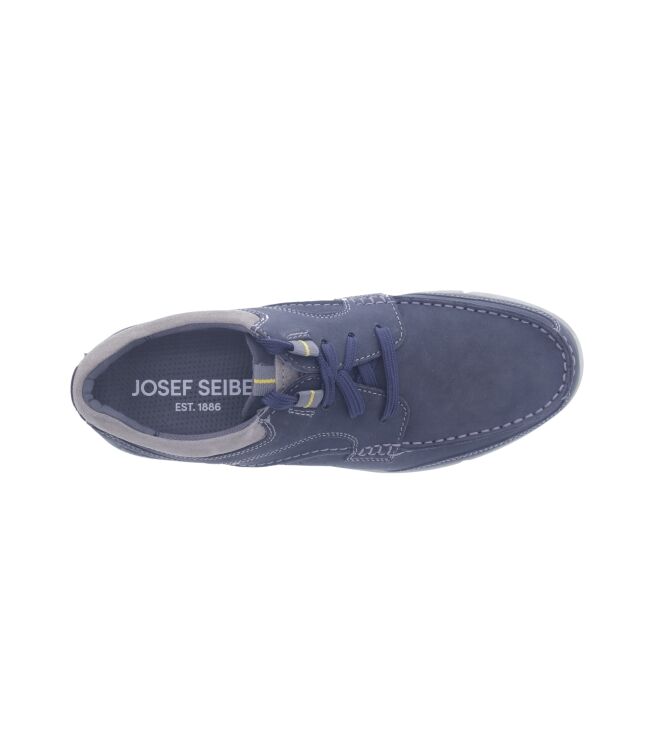 Josef Seibel Enrico 25 indigo kombi  Josef Seibel 25325.TE21.526, sneakers / veterschoenen Direct leverbaar uit de webshop