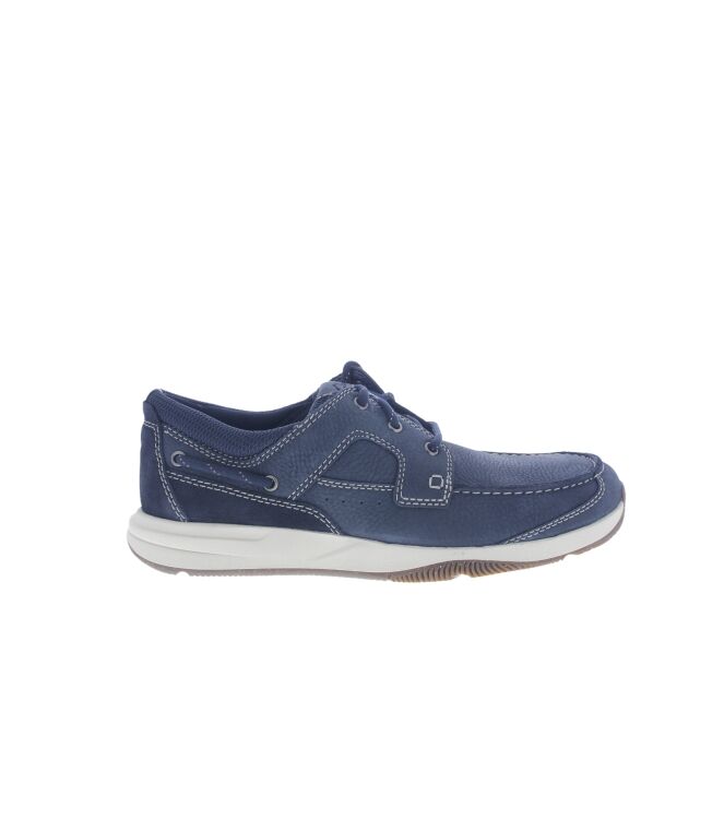 Clarks Sailview Lace navy Clarks 26176972, sneakers / veterschoenen Direct leverbaar uit de webshop