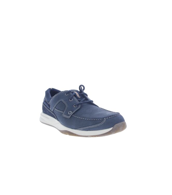 Clarks Sailview Lace navy Clarks 26176972, sneakers / veterschoenen Direct leverbaar uit de webshop