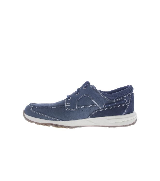 Clarks Sailview Lace navy Clarks 26176972, sneakers / veterschoenen Direct leverbaar uit de webshop