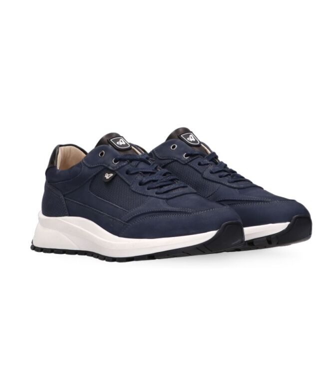Australian Mazzerato dark blue Australian 15.1694.02-S18, sneakers / veterschoenen Direct leverbaar uit de webshop