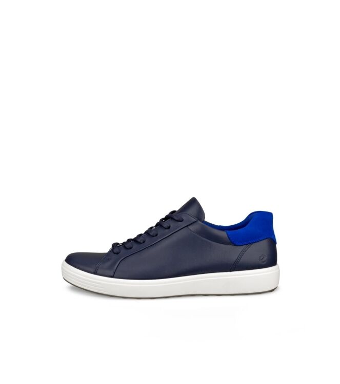 ECCO Soft 7 M marine  ECCO 47082461143, sneakers / veterschoenen Direct leverbaar uit de webshop