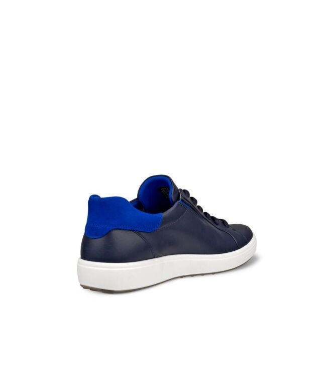 ECCO Soft 7 M marine  ECCO 47082461143, sneakers / veterschoenen Direct leverbaar uit de webshop