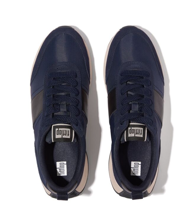 FitFlop F-Mode Flow midnight navy  FitFlop IO9-B67, sneakers / veterschoenen Direct leverbaar uit de webshop