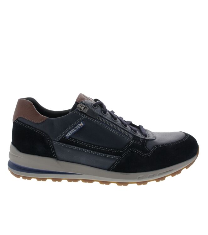 Mephisto Bradley blue  Mephisto 3655-P5128748, sneakers / veterschoenen Direct leverbaar uit de webshop