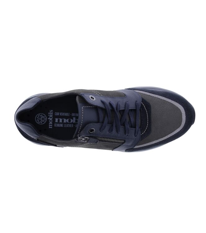 Mephisto Isaac blue  Mephisto 6951-P5148123, sneakers / veterschoenen Direct leverbaar uit de webshop