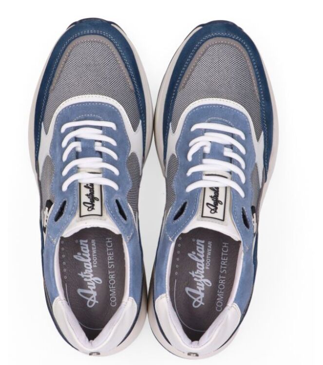 Australian Halifax grey-blue-white Australian 15.1713.01-KE0, sneakers / veterschoenen Direct leverbaar uit de webshop