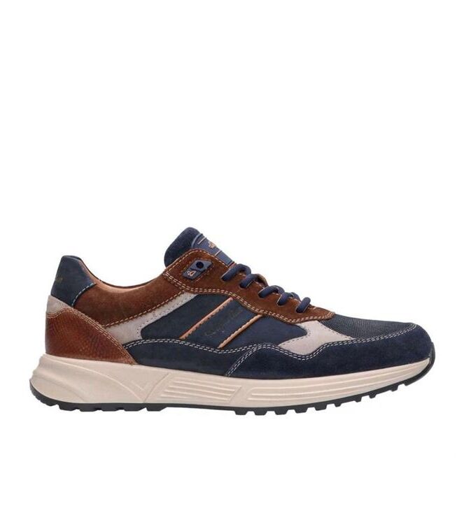 Australian Grants blue/brown/grey Australian 15.1688.02-SLB, sneakers / veterschoenen Direct leverbaar uit de webshop