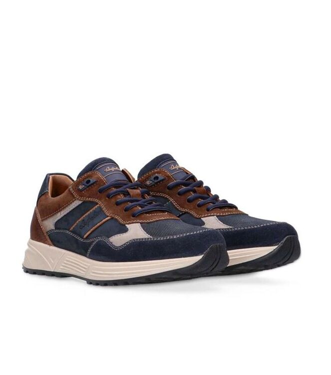 Australian Grants blue/brown/grey Australian 15.1688.02-SLB, sneakers / veterschoenen Direct leverbaar uit de webshop