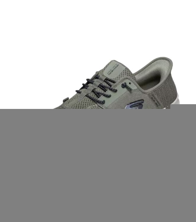 Skechers 232930-OLBK, sneakers / veterschoenen Direct leverbaar uit de webshop 
