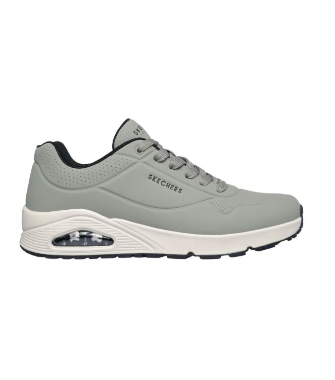 Skechers Uno-Stand On Air olive/black Skechers 52458-OLBK, sneakers / veterschoenen Direct leverbaar uit de webshop