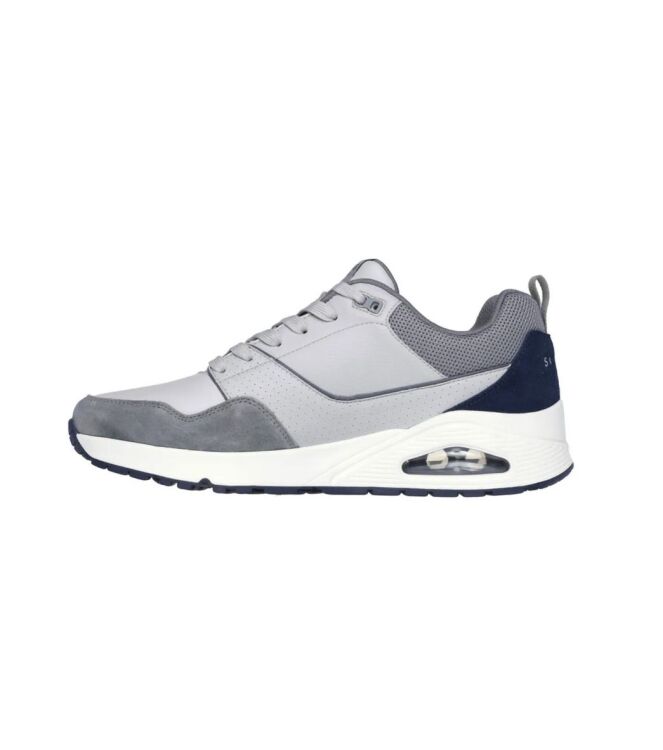 Skechers Uno-Retro One grey Skechers 183020-GRY, sneakers / veterschoenen Direct leverbaar uit de webshop