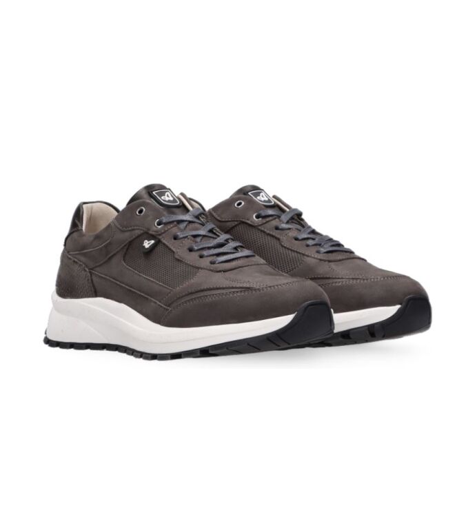 Australian Mazzerato dark grey Australian 15.1694.02-K19, sneakers / veterschoenen Direct leverbaar uit de webshop