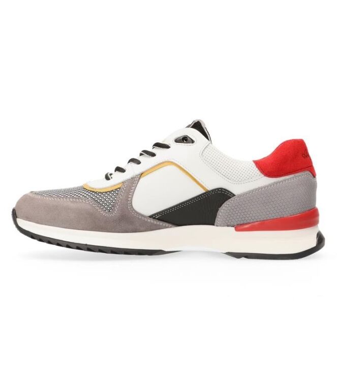 Australian Bolivia grey-red  Australian 15.1571.01-KH2, sneakers / veterschoenen Direct leverbaar uit de webshop