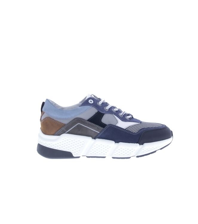 Australian Thierry grey grey-blue combi Australian 15.1655.01-KE2, sneakers / veterschoenen Direct leverbaar uit de webshop