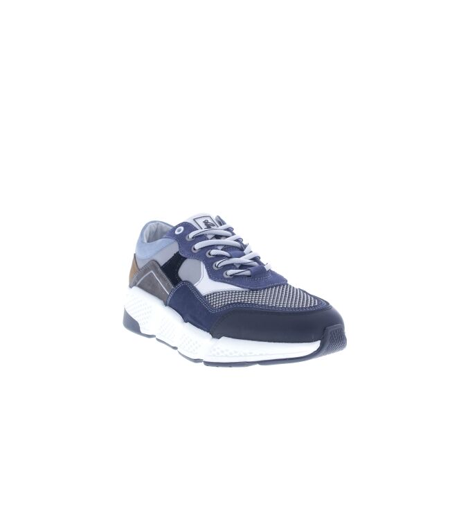 Australian Thierry grey grey-blue combi Australian 15.1655.01-KE2, sneakers / veterschoenen Direct leverbaar uit de webshop
