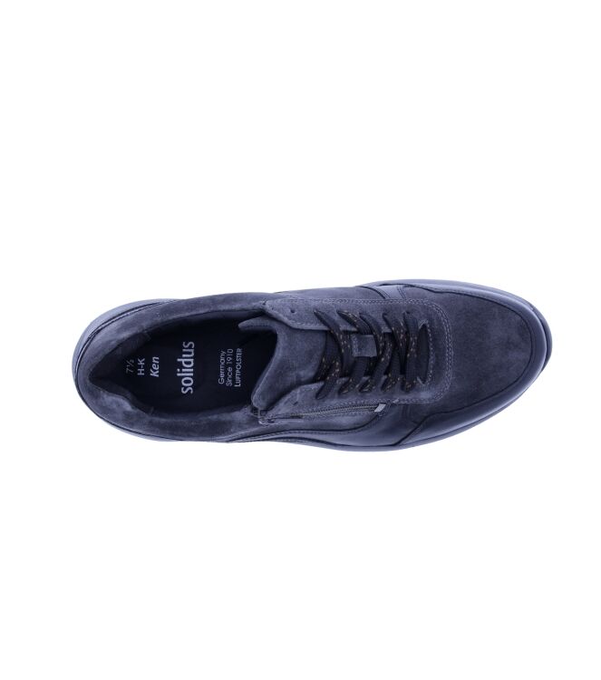 Solidus Ken black  Solidus 71122-01206, sneakers / veterschoenen Direct leverbaar uit de webshop