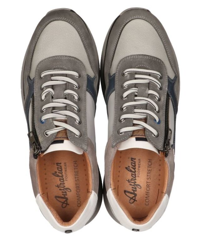 Australian Dakota grey Australian 15.1642.02-K07, sneakers / veterschoenen Direct leverbaar uit de webshop