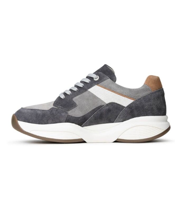 Xsensible Stretchwalker SWX14 grey  Xsensible Stretchwalker 30088.2.809, sneakers / veterschoenen Direct leverbaar uit de webshop