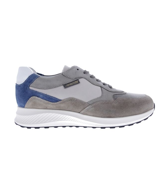 Mephisto Driss warm grey  Mephisto 6917-P5147121, sneakers / veterschoenen Direct leverbaar uit de webshop
