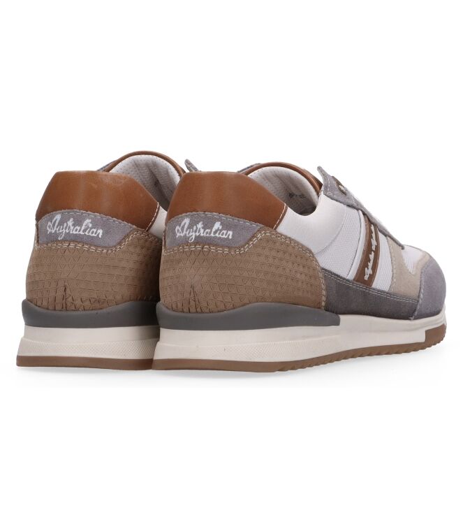 Australian Filmon grey-beige Australian 15.1600.07-B6V, sneakers / veterschoenen Direct leverbaar uit de webshop