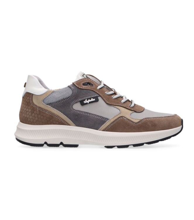 Australian Cadiz grey-taupe-white Australian 15.1717.01-KL1, sneakers / veterschoenen Direct leverbaar uit de webshop
