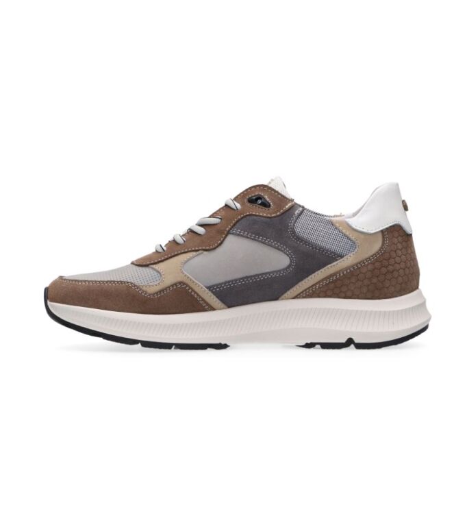 Australian Cadiz grey-taupe-white Australian 15.1717.01-KL1, sneakers / veterschoenen Direct leverbaar uit de webshop