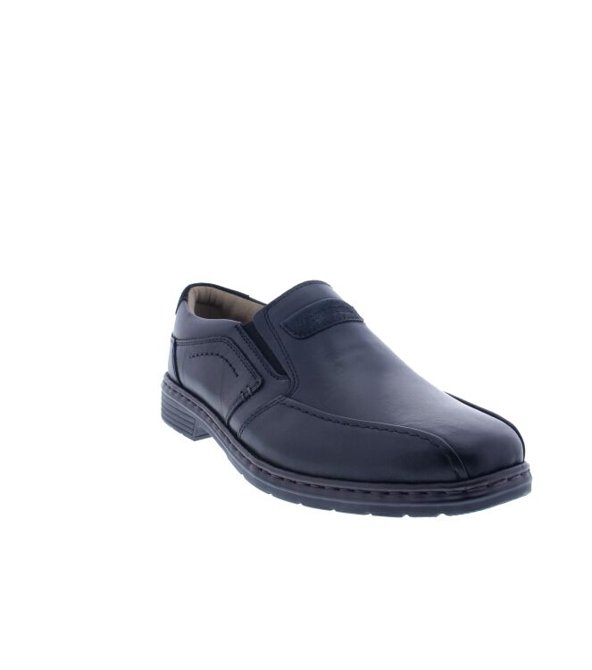 Josef Seibel Alastair 03 schwarz  Josef Seibel 42803.860.100, Instappers heren Direct leverbaar uit de webshop