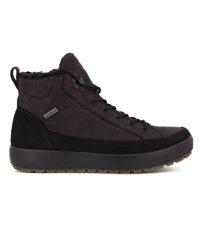 ECCO Soft 7 Tred black mocha  ECCO 45044459325, veterboots Direct leverbaar uit de webshop