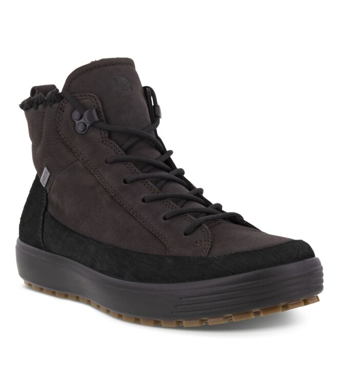 ECCO Soft 7 Tred black mocha  ECCO 45044459325, veterboots Direct leverbaar uit de webshop