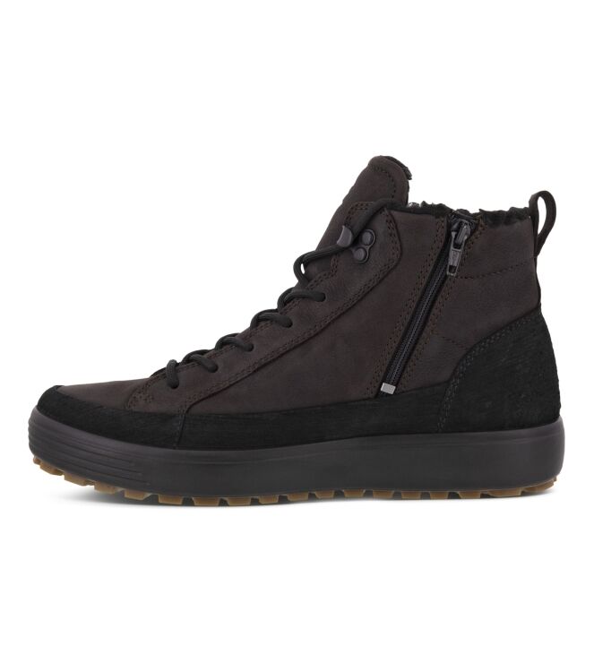 ECCO Soft 7 Tred black mocha  ECCO 45044459325, veterboots Direct leverbaar uit de webshop