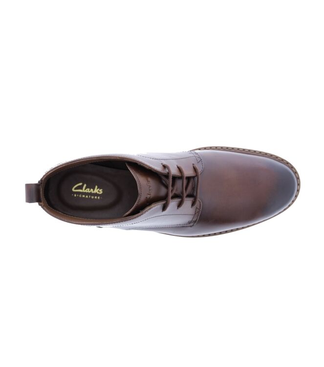 Clarks Aldwin Chukka mid tan  Clarks 26178425, veterboots Direct leverbaar uit de webshop