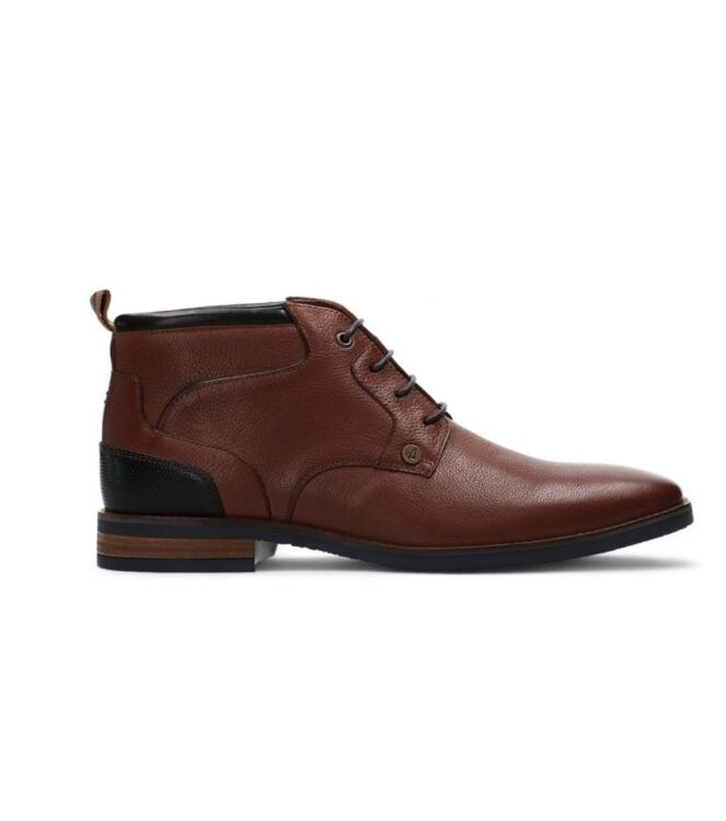 Australian Limone cognac Leather cognac  Australian 15.1674.01-D21, veterboots Direct leverbaar uit de webshop