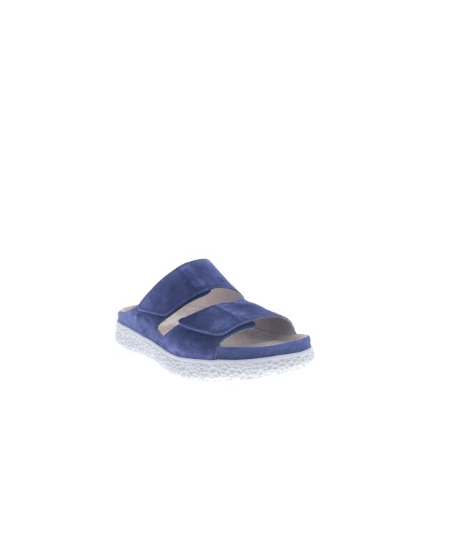 Hartjes Groove naturel/dunkelblau Hartjes 122.1221/99 47.00, slippers Direct leverbaar uit de webshop