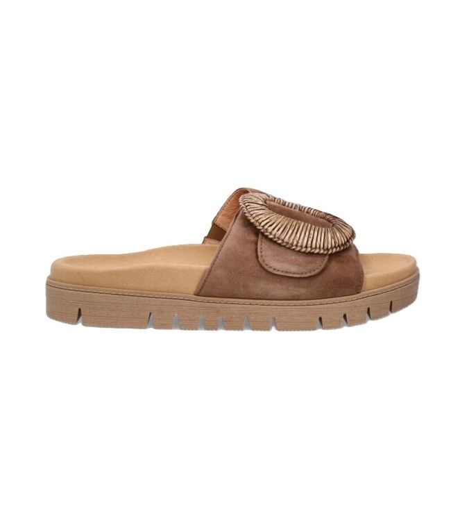Gabor 83.742-14 peanut Gabor 83.742-14, slippers Direct leverbaar uit de webshop