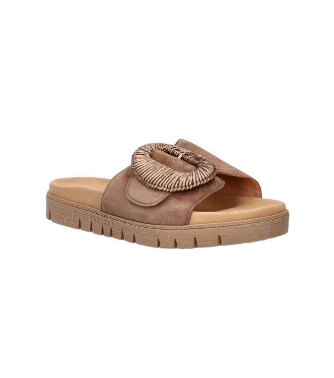 Gabor 83.742-14 peanut Gabor 83.742-14, slippers Direct leverbaar uit de webshop