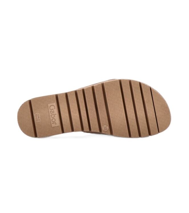 Gabor 83.742-14 peanut Gabor 83.742-14, slippers Direct leverbaar uit de webshop