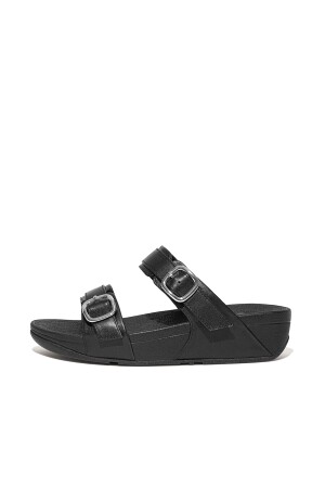 FitFlop Lulu Adjustable Slide all black  FitFlop Lulu Adjustable Slide all black