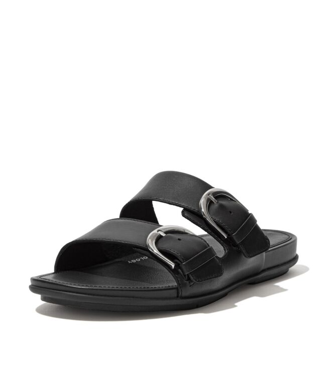 FitFlop Gracie Slides Black  FitFlop DE3-090, slippers Direct leverbaar uit de webshop