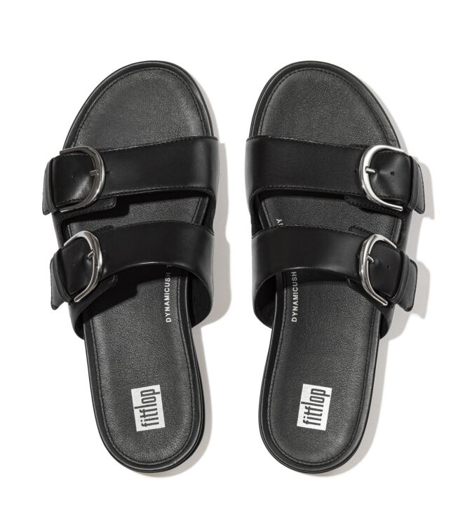 FitFlop Gracie Slides Black  FitFlop DE3-090, slippers Direct leverbaar uit de webshop