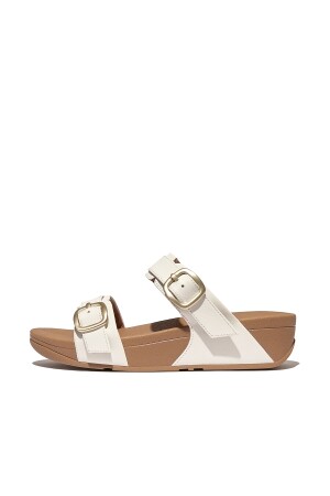 FitFlop Lulu Adjustable Slide-Leather urban white  FitFlop Lulu Adjustable Slide-Leather urban white