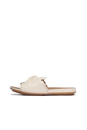 FitFlop FitFlop Gracie Soft-Twist Leather Slides paris beige  FitFlop FitFlop Gracie Soft-Twist Leather Slides paris beige