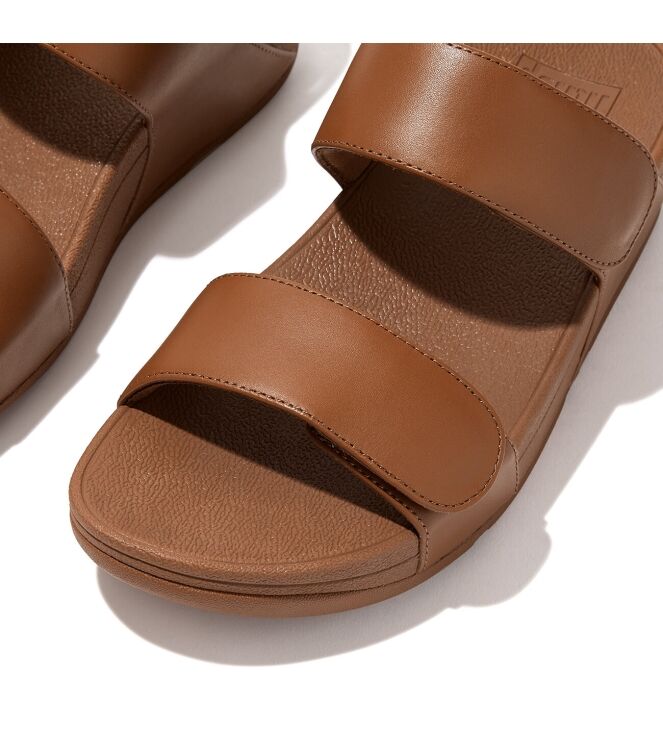 FitFlop Lulu Adjustable Slides light tan  FitFlop FV6-592, slippers Direct leverbaar uit de webshop
