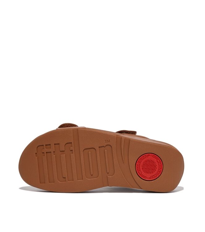 FitFlop Lulu Adjustable Slides light tan  FitFlop FV6-592, slippers Direct leverbaar uit de webshop