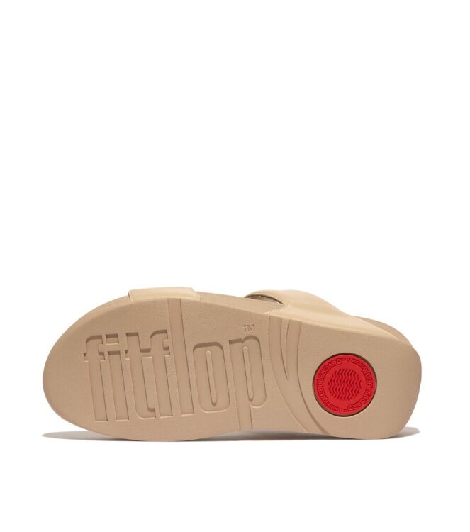 FitFlop Lulu Slide-Hotfix latte beige  FitFlop EC4-A94, slippers Direct leverbaar uit de webshop