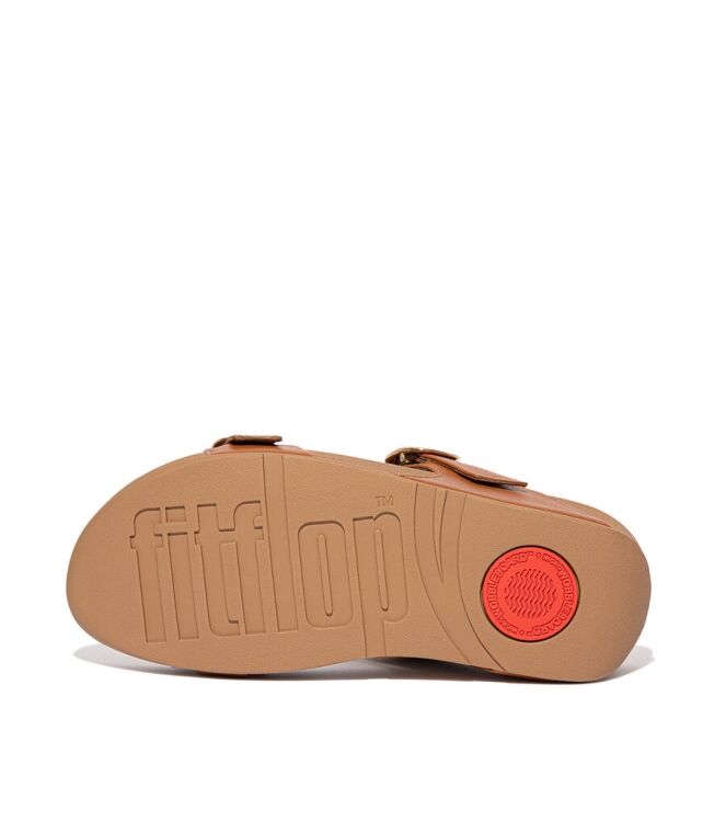 FitFlop Lulu Adjustable Slide light tan  FitFlop ES7-592, slippers Direct leverbaar uit de webshop
