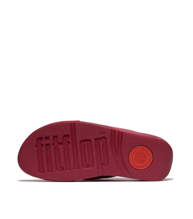 FitFlop Lulu Cross Slide Sandals redberry FitFlop K04-C32, slippers Direct leverbaar uit de webshop