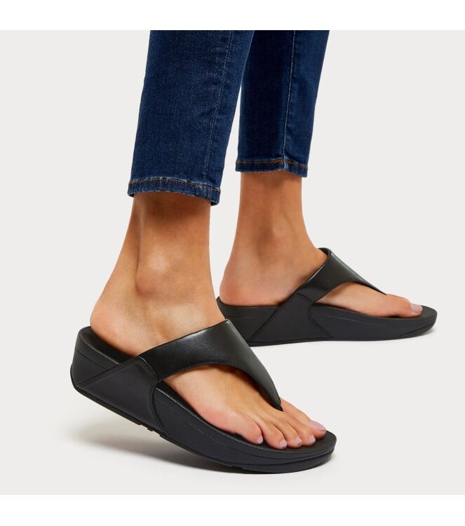 FitFlop Lulu Toepost black FitFlop I88-001, slippers Direct leverbaar uit de webshop
