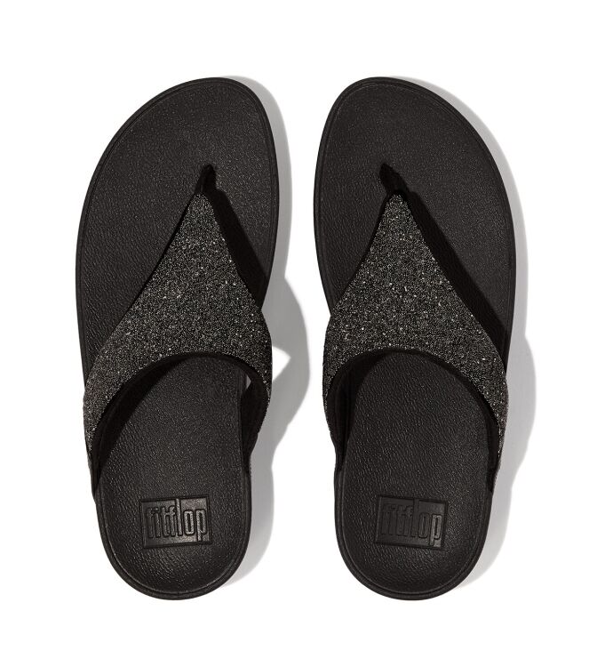 FitFlop Lulu Opul all black  FitFlop GB4-090, slippers Direct leverbaar uit de webshop