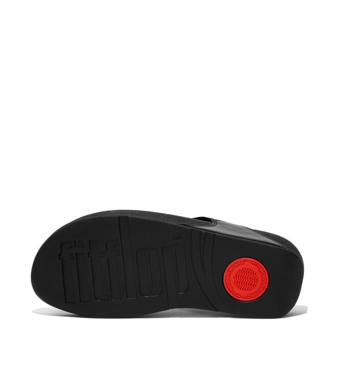 FitFlop Lulu Shimmerlux all black  FitFlop FZ7-090, slippers Direct leverbaar uit de webshop